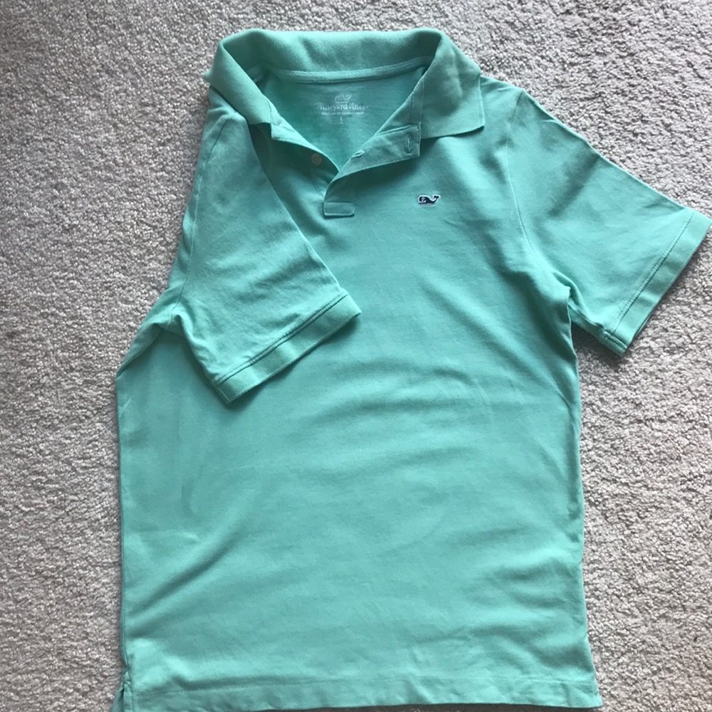 Boy’s Vineyard Vines Mint Green Polo